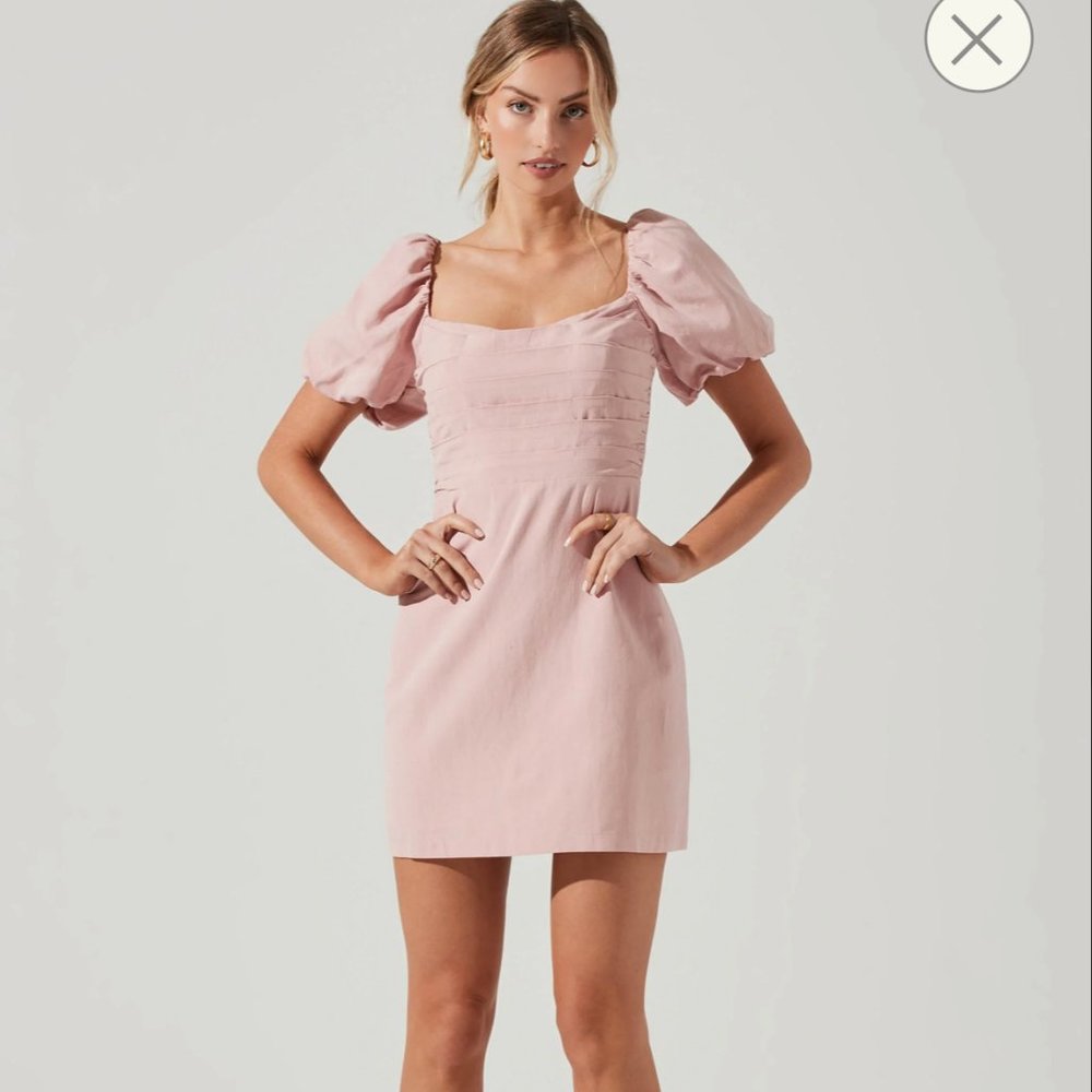 ASTR the Label linen mini dress